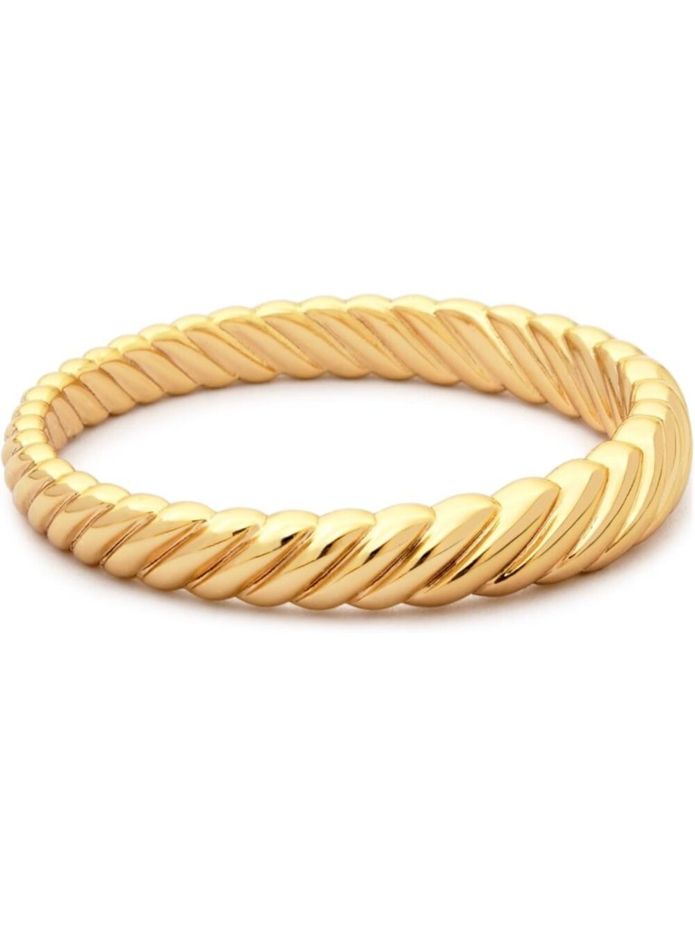 Gold Plated Chunky Thumb Rings for Women, Twist Wedding Bands, Statement Jewelry